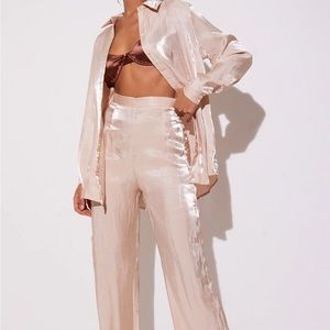 PrettyLittleThing Champagne Co-ord Set